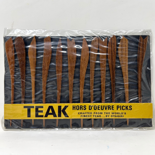 Vintage Teak Hors D’Oeuvre picks