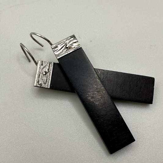 Sarah Wolfenden: Ebony and Silver drops