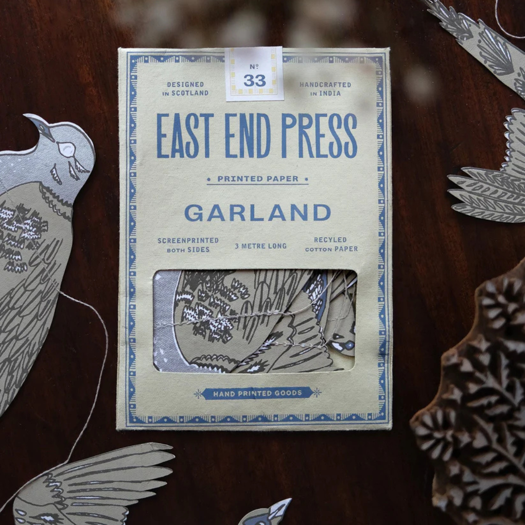 East End Press: Turtle Doves Sewn Garland