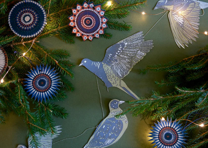 East End Press: Turtle Doves Sewn Garland