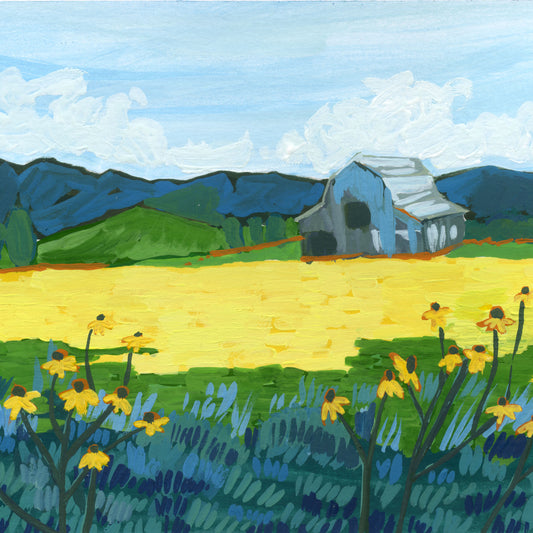 Mermaids and Moss: Pocahontas County, West Virginia Painting