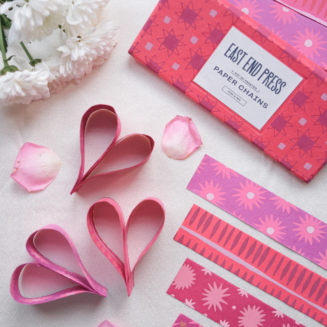 East End Press: Pink and Red Paper Chain Kit