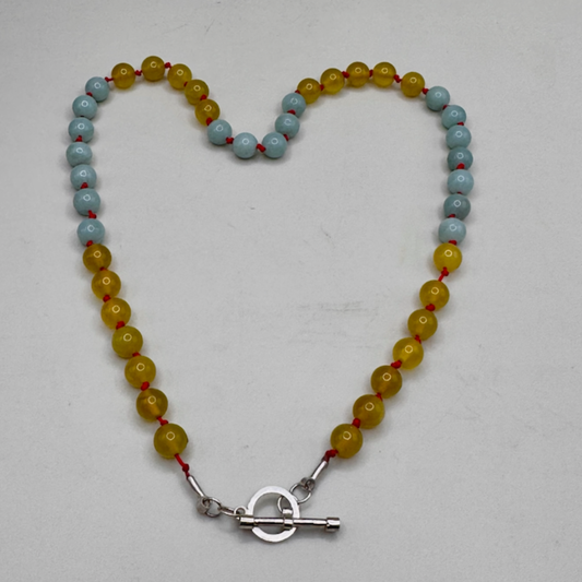 Sarah Wolfenden: Phrenite and Anhydrite Beads