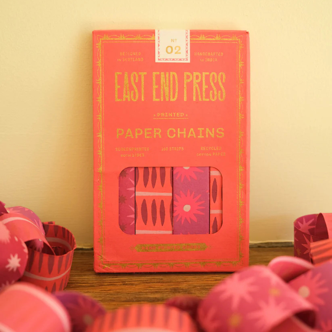 East End Press: Pink and Red Paper Chain Kit