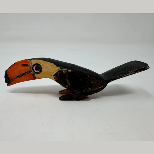 Tiny carved Toucan