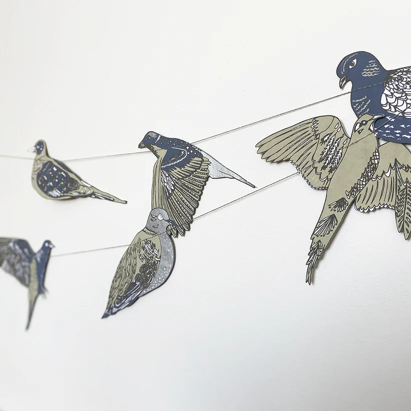 East End Press: Turtle Doves Sewn Garland