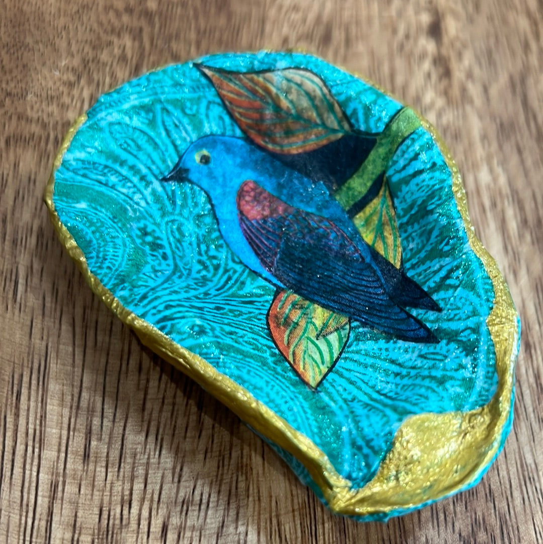 LM: "Teal Bird" Oyster Dish