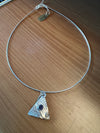 Turtle Jewelry Designs: 16" Omega Silver with Iolite