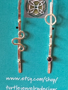  Turtle Jewelry Designs: Argentium Silver Amethyst Earrings