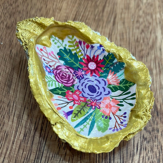 LM: "Seed Packet Flowers" Oyster Dish